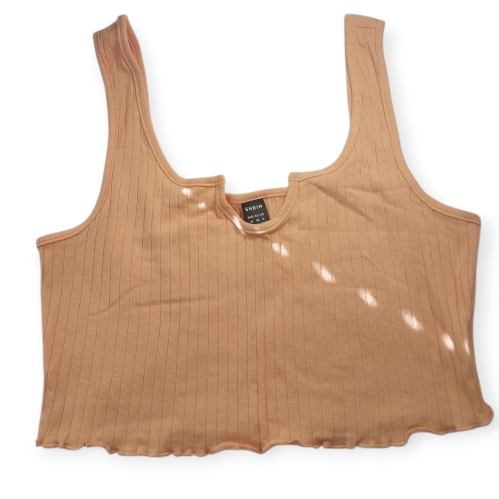 SHEIN Ribbed Crop Top Size S